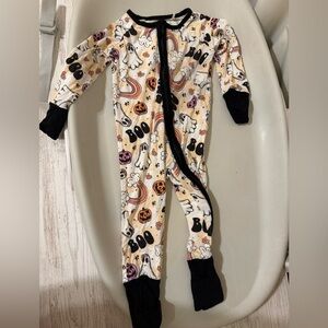 Halloween Ghost Print Kids One Piece